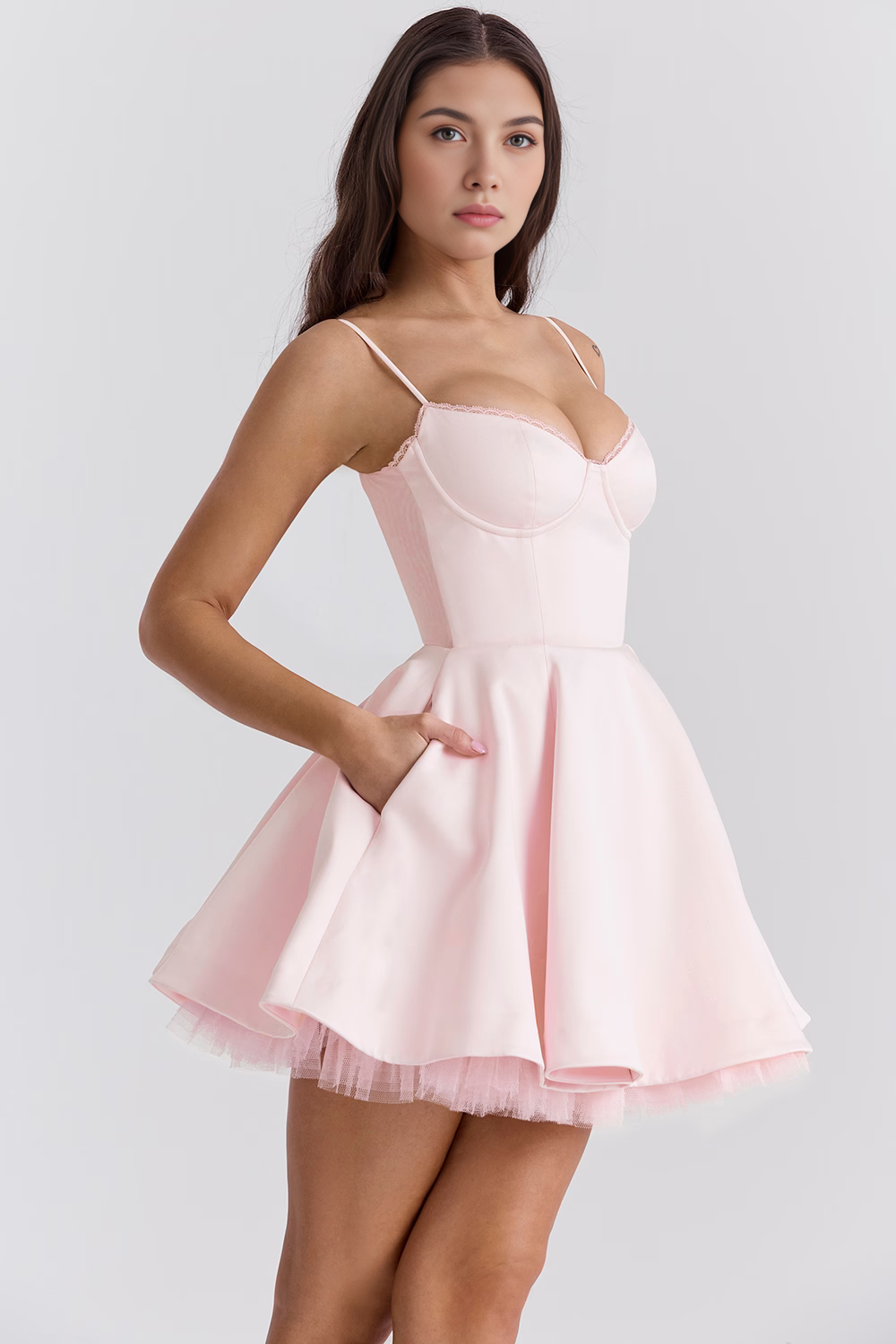 Short Dress Cloe - Double Layer